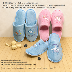 Chaussons d'intérieur en EVA doublés, à motif de dessin animé, à bout fermé, antidérapants, en polyester, pour toutes les saisons - Product Image 4