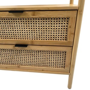 Leyenda de alta calidad al por mayor muebles de madera gabinete de tablero lateral de ratán Hutch dolap armarios habitacion gabinetes de Bambú - Product Image 3