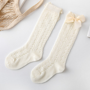 <span class=keywords><strong>Calcetines</strong></span> para Niños OEM, Transpirables, de Malla, con Lazo, Diseño Calado, Modernos, Certificados CE, Lindos, de Algodón, Largos, para Bebés - Product Image 3