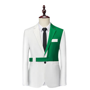 Costumes décontractés pour hommes, tailles M-3XL, pantalon à fermeture éclair, <span class=keywords><strong>veste</strong></span> tendance assortie aux couleurs - Product Image 3