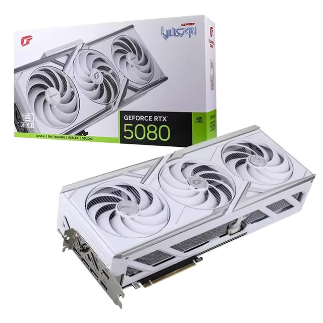 Brand New Galax RTX 5080 16G Metal Master Platinum Edition OC, DDR 14Gbps, Fan-cooled, PCI Express 4.0, Workstation GPU DP DX12