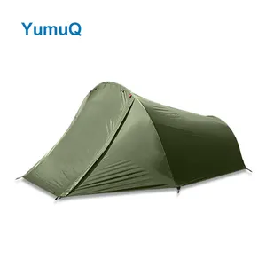 YumuQ escursionismo Solo Bivvy tende in vendita Uk miglior campeggio 1 p tenda zaino in alluminio ultraleggero 2 persona