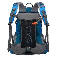 Vente en gros de logo personnalisé, sac de voyage essentiel pour sport de plein air, sac de randonnée étanche à fermeture éclair 45L, sac à dos unisexe pour le trekking et le camping