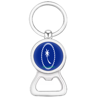 Llavero Destapador de Botellas con la Bandera Dominicana, Réplica, el Más Vendido, para Papá, Esposo, Regalo de Cumpleaños, Aniversario, Día del Padre