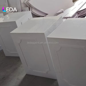 LEDA Supports à gâteaux de mariage hexagonaux blancs en gros, présentoirs à desserts pour décorations de fêtes de mariage - Product Image 4