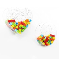Boîte de présentation en acrylique transparente haut de gamme JERY, personnalisée, anti-poussière, avec couvercles transparents, vente en gros, emballage en carton