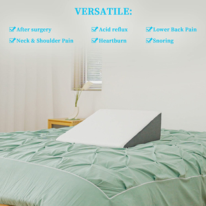 Oem ODM cổ tử cung đường viền Bộ nhớ bọt nêm Gối ngủ lần lượt đầu nêm gối trường hợp - Product Image 3