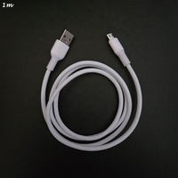 Penjualan Terbaik pabrik kustomisasi OEM cangkang TPE V8 perangkat Android kabel Data USB mikro
