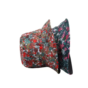 Sombreros de pescador de moda, transpirables, suaves y cómodos, en varios colores para mujer, de poliéster estampado con logotipo bordado personalizado. - Product Image 4