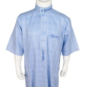 Venta al por mayor Jalabiya ropa islámica túnica islámica Boubou Jubbah niño musulmán Abaya Thobe / Thaw - Product Image 5