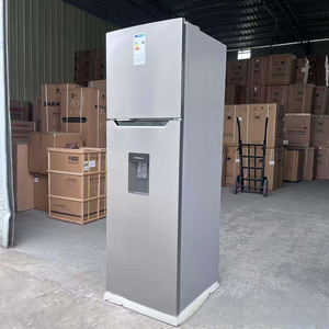 Réfrigérateur vertical double porte 300L avec congélateur supérieur et <span class=keywords><strong>distributeur</strong></span> d'<span class=keywords><strong>eau</strong></span> 220V/50/60HZ, portable pour la maison, le camping-car et l'hôtel - Product Image 3