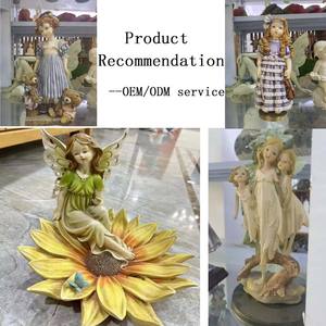 Statua di Fata in Resina per Decorazione Giardino, Angelo Fata Decorativo per Esterni, Statue da Giardino Autunnali, Regalo per Donne che Suonano il Pianoforte - Product Image 5