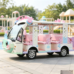 Nouveau modèle de navette électrique mignonne en forme d'animal de dessin animé, carrosserie étanche pour parc écologique, camping, station balnéaire - Product Image 1