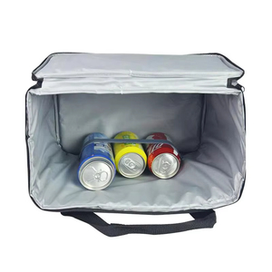 Borsa Termica per Pranzo Personalizzabile con Logo, Resistente e Riutilizzabile, Lussuosa Borsa Frigo Isolata Rosa - Product Image 4