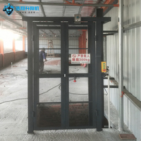 Prix d'usine Intérieur Simple/Double Rail de guidage Ascenseur de fret Plate-forme de levage hydraulique de marchandises Ascenseur de fret