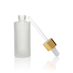 Botella de vidrio ámbar esmerilado con gotero, botella de aceite esencial personalizada, cosmética, esmerilada, 15ml, 30ml - Product Image 3