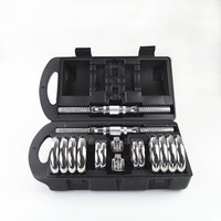 Vente en gros de haute qualité galvanisée Gym détachable Fitness Factory 15KG Ensemble d'haltères