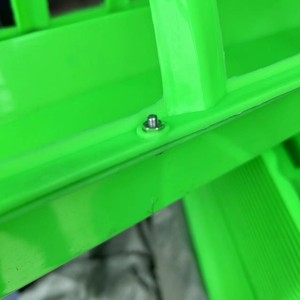 Plastic Poultry Feed Trough Green Pan Feeder For Chickens Ducks Geese - Product Image 3