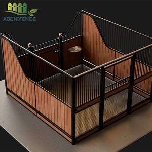 Establos de caballos de 3,5 m al por mayor, puertas frontales, granja, equitación, caballos de bambú ecuestres, equipo, caja de caballos, establo a la <span class=keywords><strong>venta</strong></span> - Product Image 2
