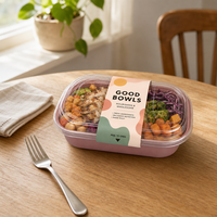 Autocollant personnalisé pour aliments surgelés, étiquette durable, imperméable, autocollante, étiquettes personnalisées pour emballages de contenants alimentaires