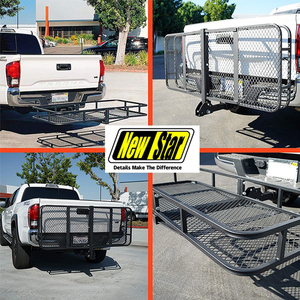 Capacité de charge de 500lbs Panier arrière de <span class=keywords><strong>porte</strong></span>-bagages en acier noir pour SUV RV ATV - Product Image 6