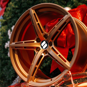 SY-09143 Cerchi in Lega Forgiati Monoblocco a 5 Fori e 5 Razze per Auto di Lusso, 18 19 20 21 22 Pollici, 5X120 5X100 - Product Image 3