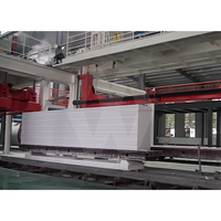 Ligne de production de blocs AAC semi-automatique économique pour les petites usines, machine manuelle de fabrication de blocs et de briques AAC