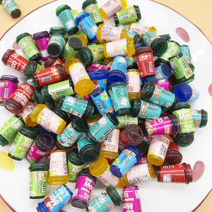 HP0136 simulation miniature jeu alimentaire mixte mini petite bouteille de vin bouteille de boisson résine accessoires bricolage ornements enfants jouets - Product Image 5