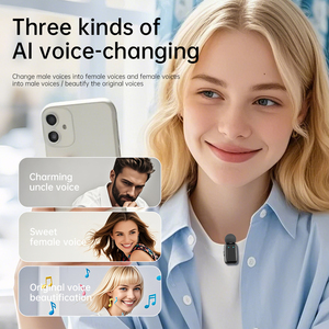 Oneleader SX35ไมโครโฟนไร้สายขนาดเล็กไมค์คู่พร้อมถังชาร์จแบบพกพาสำหรับสมาร์ทโฟนการสตรีมสด - Product Image 2