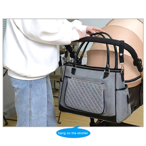 Commercio all'ingrosso zaino regali per la festa della mamma borse per il cambio del pannolino da viaggio borsa per maternità borsa per <span class=keywords><strong>pannolini</strong></span> per bambini grande con fasciatoio - Product Image 5