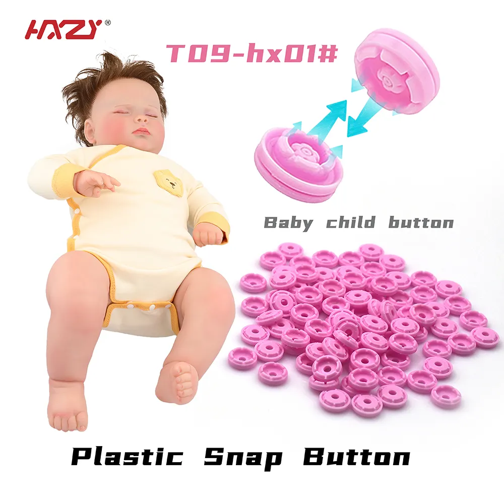 कपड़ों की फैक्टरी के थोक के लिए बहु आकार उपलब्ध रंग लोगो फास्टनर प्रेस प्लास्टिक स्नैप बटन राल फ्लैटबैक स्नैप बटन
