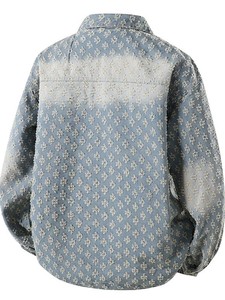 <span class=keywords><strong>Giacca</strong></span> in Denim con <span class=keywords><strong>paillettes</strong></span> personalizzata da <span class=keywords><strong>uomo</strong></span> 100% <span class=keywords><strong>giacca</strong></span> Jacquard in cotone - Product Image 2