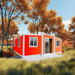 Suministro directo de fábrica Casa modular Tiny Home Prefab Steel 2 Bedroom Expandible Container House con baño prefabricado - Product Image 1