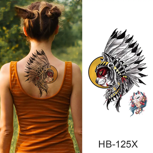 Vente en gros Tatouages temporaires grande taille imperméables au design tribal pour bras et jambes pour hommes Autocollants de tatouage de haute qualité - Product Image 4