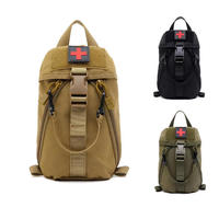 Trousse médicale tactique de survie en milieu sauvage à déploiement rapide, trousse de premiers secours tactique multifonctionnelle, kit de camouflage Molle pour la randonnée