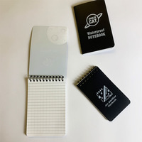 Factory Custom A6 Mini Pocket Notes Spirale Wasserdichter Notizblock Stein papier Notebook Dusche für Außen arbeit Football Maker Book