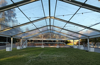 Tente de réception extérieure transparente en PVC de haute qualité pour mariages et fêtes