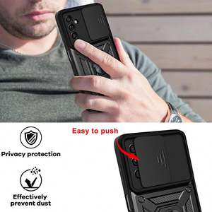 Coque de protection pour appareil photo avec glissière magnétique de luxe pour Samsung A13 5G, coque de téléphone portable - Product Image 3