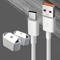 Câble USB Type C durable avec gaine en TPE et blindage en feuille, cordon de charge rapide pour téléphone portable