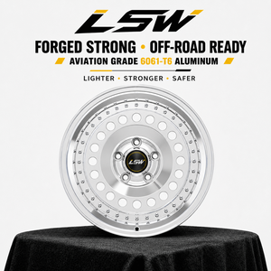 LSR8005 5x114.3 5x120.65 15 16 17 นิ้ว ล้อฟอร์จ ขอบขัดเงาเต็มวง แบบรูสองแถว ขายส่งราคาพิเศษ - Product Image 4