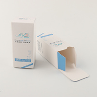 Boîtes cosmétiques personnalisées en papier d'art blanc haut de gamme, écologiques et recyclables, avec poignée, pour soins de la peau, logo UV, pelliculage mat