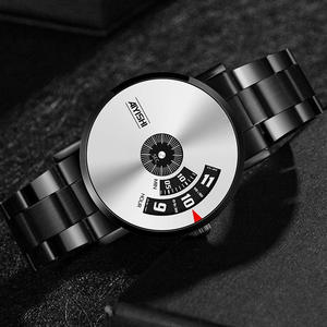 AIYISHI-<span class=keywords><strong>Reloj</strong></span> de pulsera de acero inoxidable para hombre, cronógrafo de cuarzo con movimiento creativo de alta calidad, de la mejor marca - Product Image 4