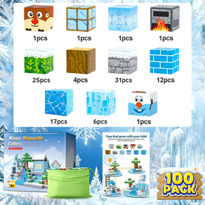 Nouveaux blocs de construction magnétiques Frozen, blocs de construction de château de princesse pour filles de 14 ans et plus, jouets éducatifs STEM, cadeaux d'anniversaire - Product Image 6
