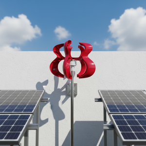 Sistema de Energía Solar y Eólica, Equipo de Energía Renovable, Kit de Generación de Energía Eólica de 300W, Energía Eólica Solar para el Hogar XTL-R-300W de Alta Eficiencia - Product Image 3