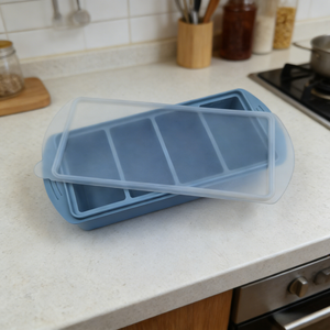 Grand bac de congélation en silicone pour réfrigérateur domestique, moules à glaçons de 1 tasse pour la congélation et le stockage de soupes, sauces, bouillons, restes de nourriture - Product Image 6