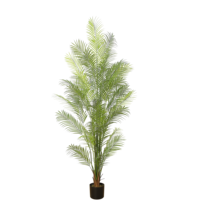 Vente en gros 180cm Palmier artificiel Areca Faux plante verte en pot Faux Palmier pour décoration d'intérieur