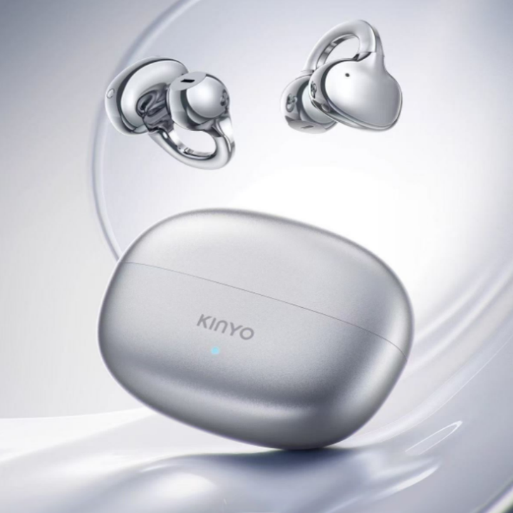 Kin Lucky 5.4 TWS In-Ear Headphones Open Ear Comfort LED Battery ...