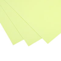 Hojas de Etiquetas Fluorescentes Imprimibles en Inyección de Tinta A4 A3, Vinilo Adhesivo Luminoso, Etiqueta Luminiscente de PVC, Papel Adhesivo que Brilla en la Oscuridad