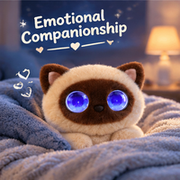 Jouet en peluche IA, Compagnon IA, Interaction familiale, Apprentissage et divertissement pour l'apprentissage en classe, Robot de service en silicone