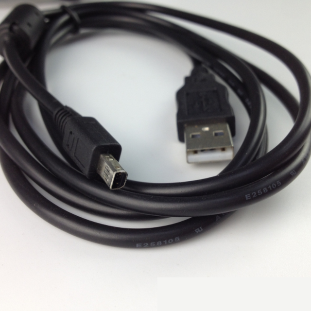 1.5M 4 Pins 4P USB Camera Cable Data and Charging Cable 4 Pins for CB-USB1 for Olympus